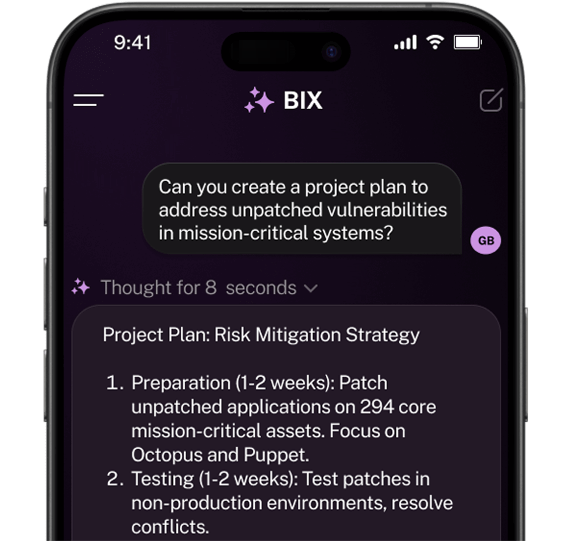 Automated Remediation and AI Assistant, BIX - VM