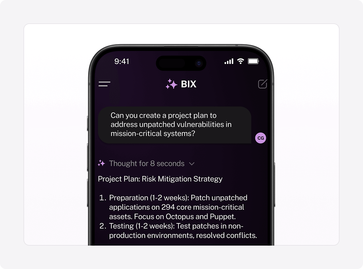 BIX: Your Cyber Risk Copilot