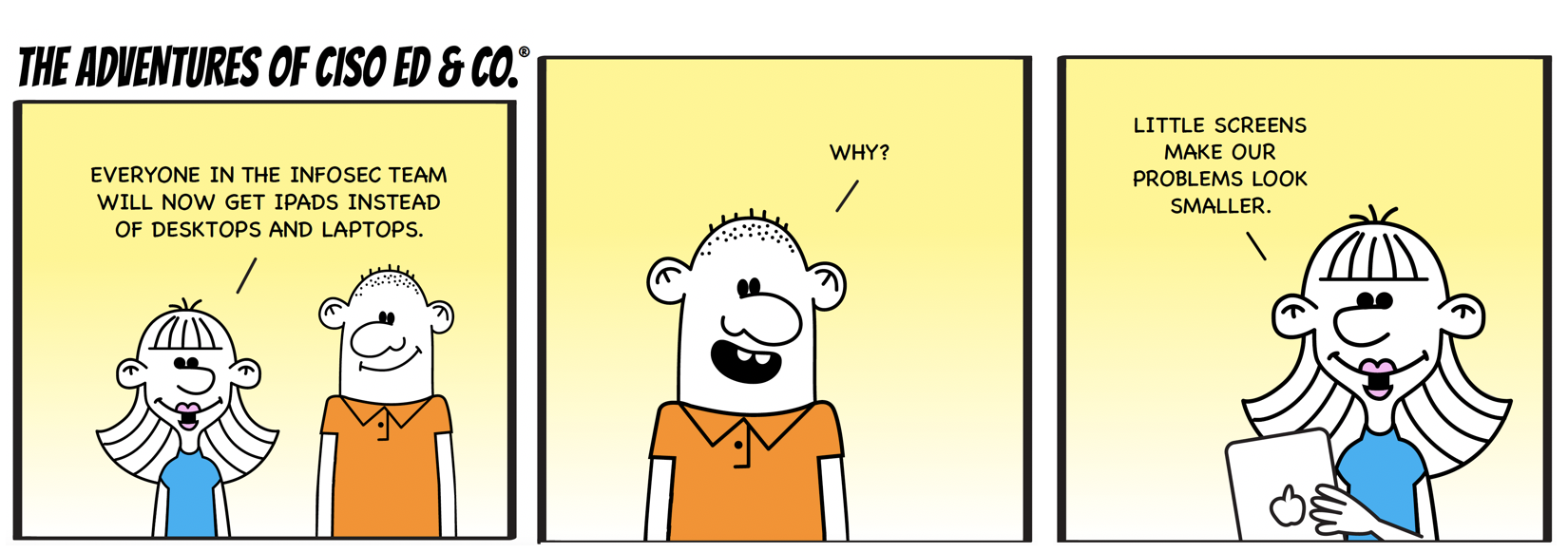 Adventures of CISO Ed & Co, Perspective