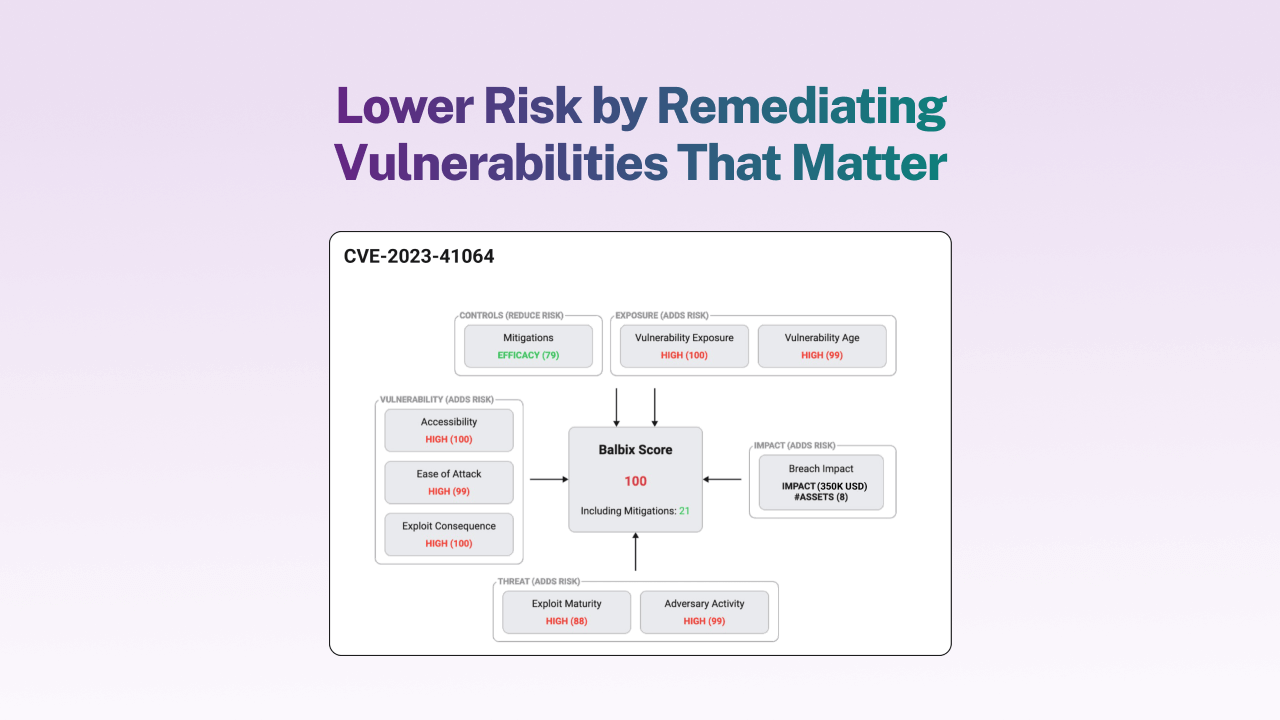 Lower Risk by Remediating Vulnerabilities That Matter