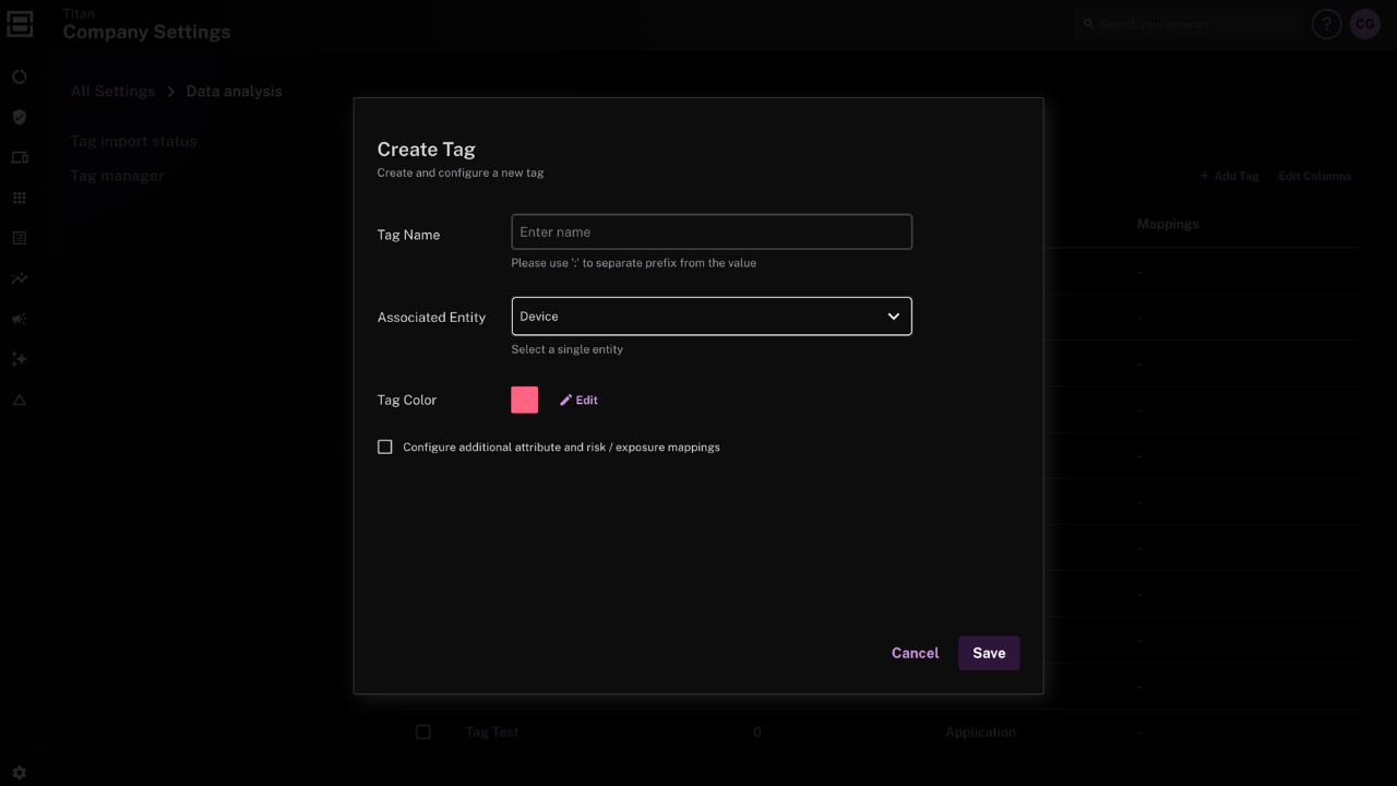 Tagging assets
