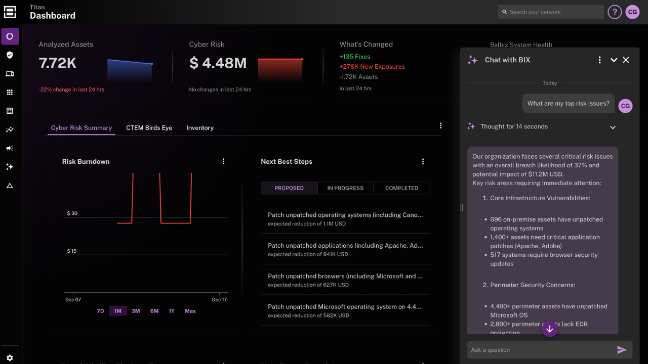 Using BIX cybersecurity AI assistant