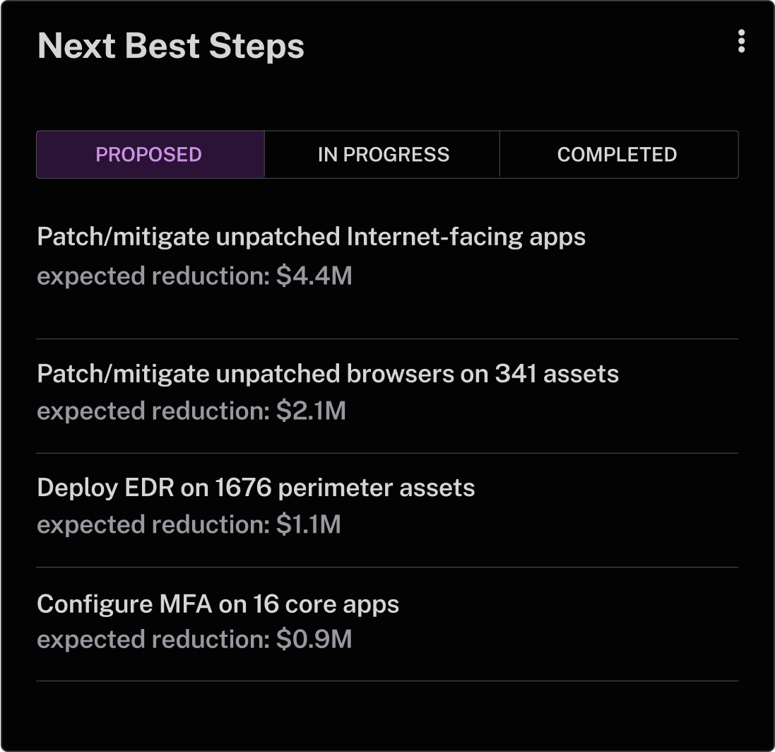 next best steps graphic dark mode